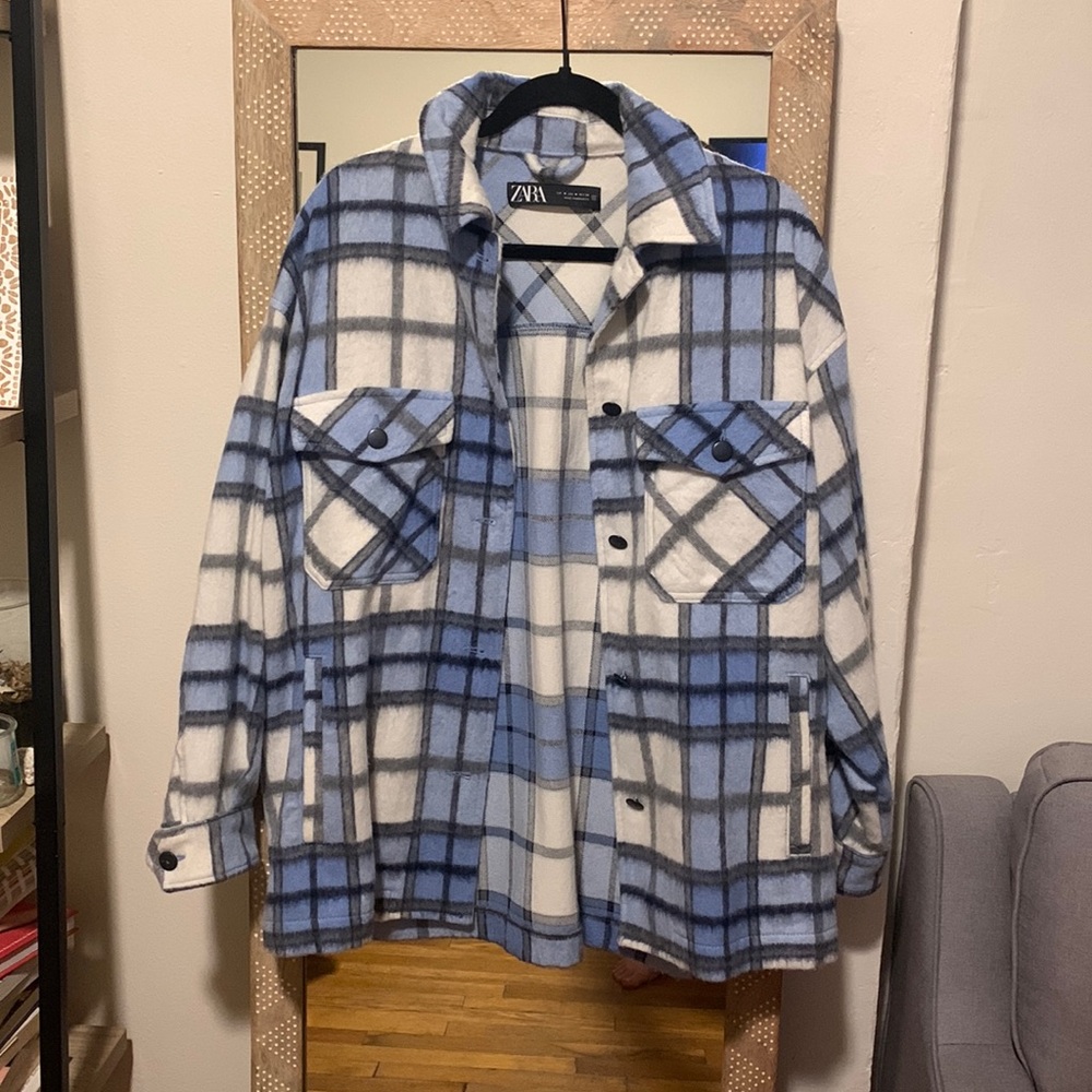 Zara plaid shacket!